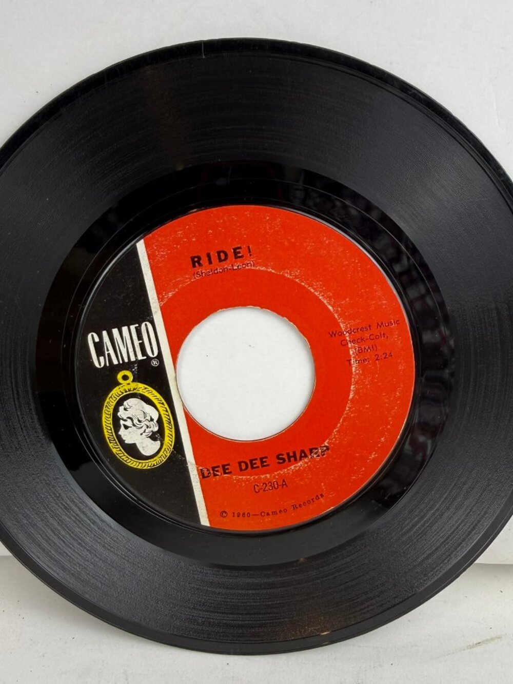 Dee Dee Sharp - Ride! / The Night 7" 45 RPM Vinyl Record Cameo C-230